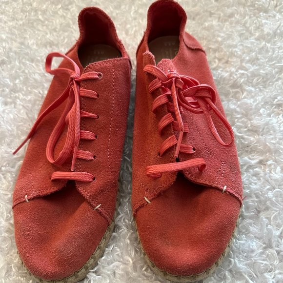 TOMS Suede Hibiscus Espadrille/Sneaker Size 8.5 - Picture 5 of 9